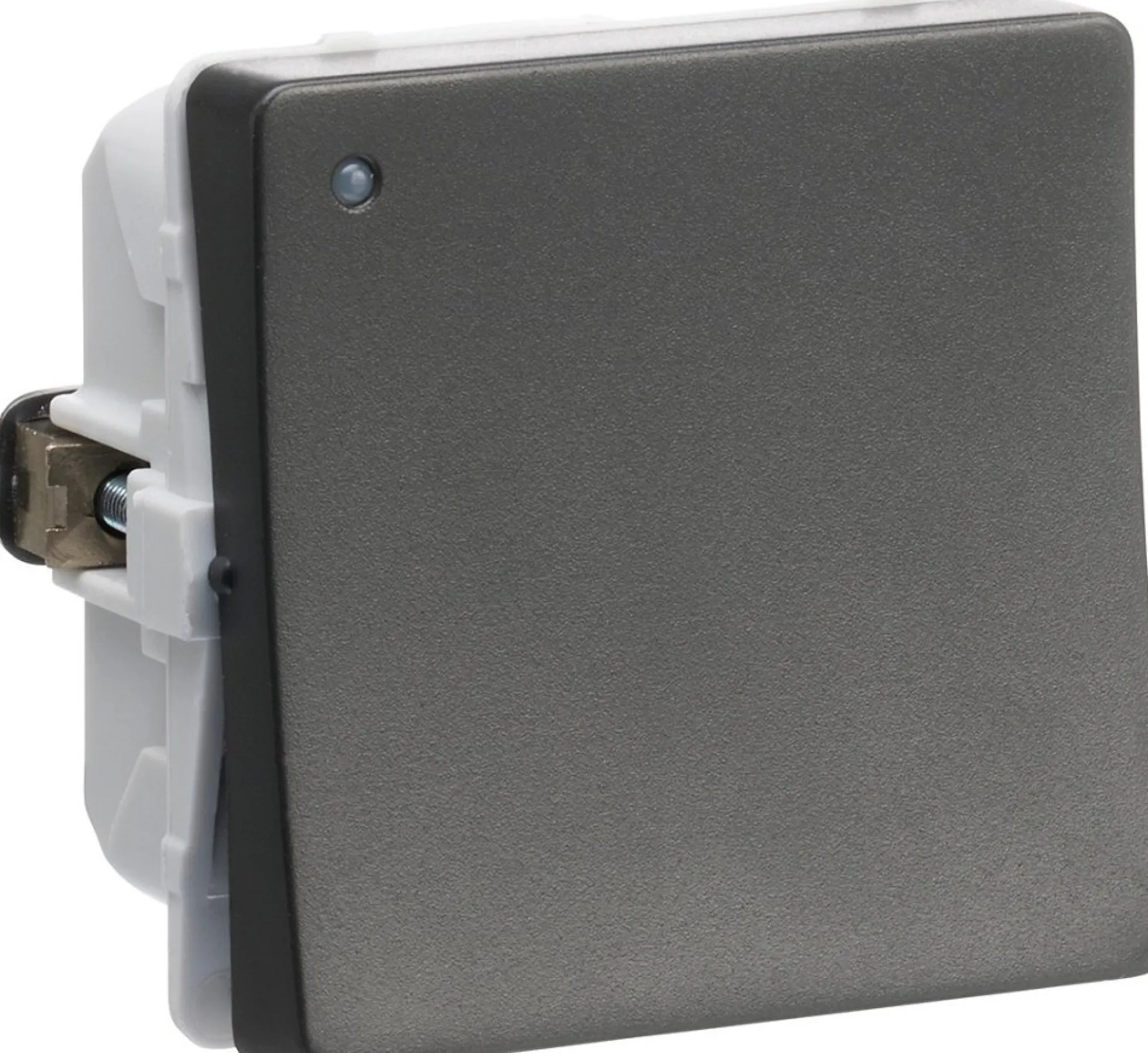LK FUGA® – Korrespondance afbryder med 2 sløjfeklemmer og lille LED lampe, 1 modul
