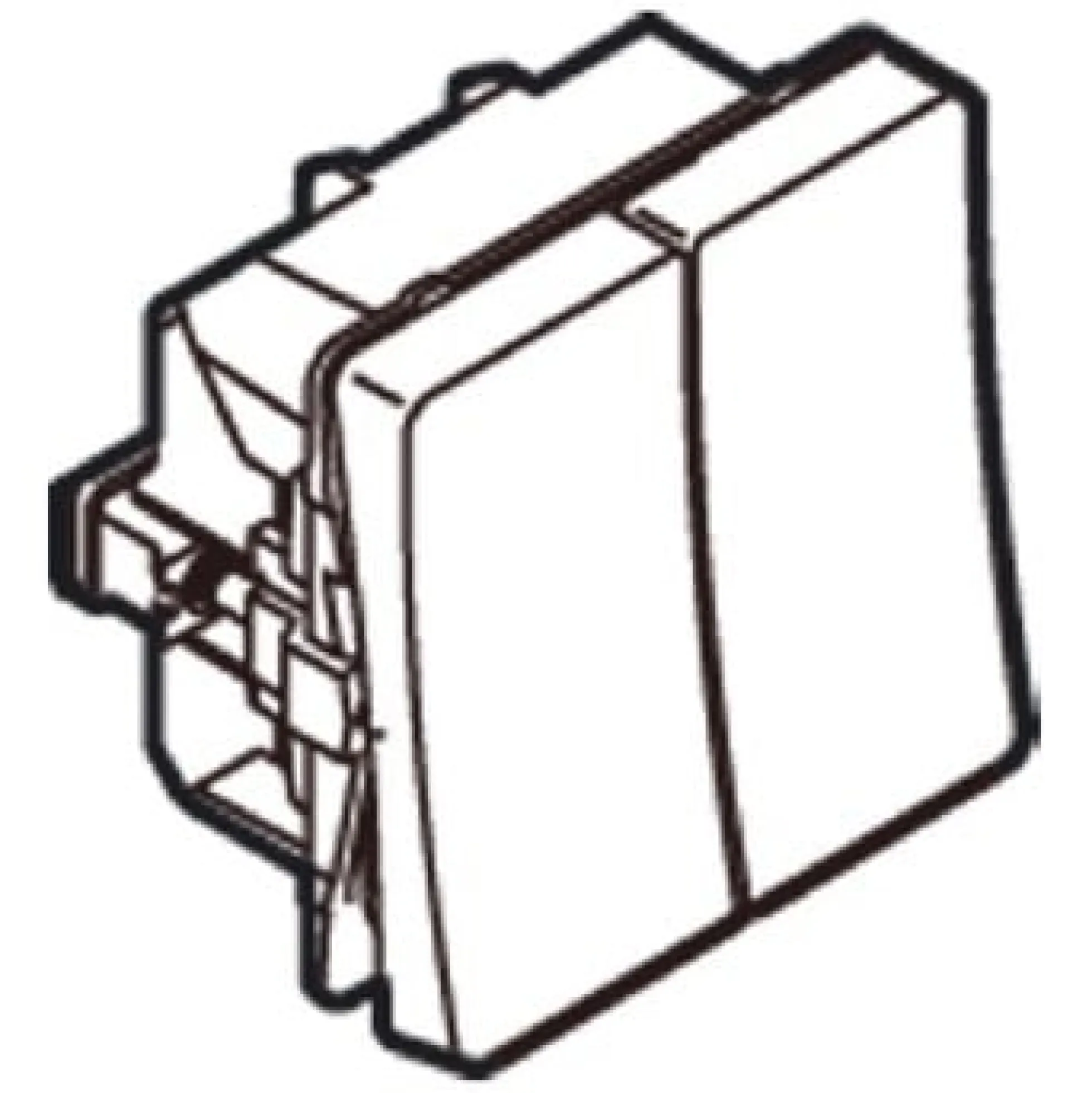 LK FUGA® – Krone afbryder (dobbelt 1-polet afb.), 1 modul