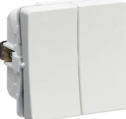 LK FUGA® – Krone afbryder (dobbelt 1-polet afb.), 1 modul