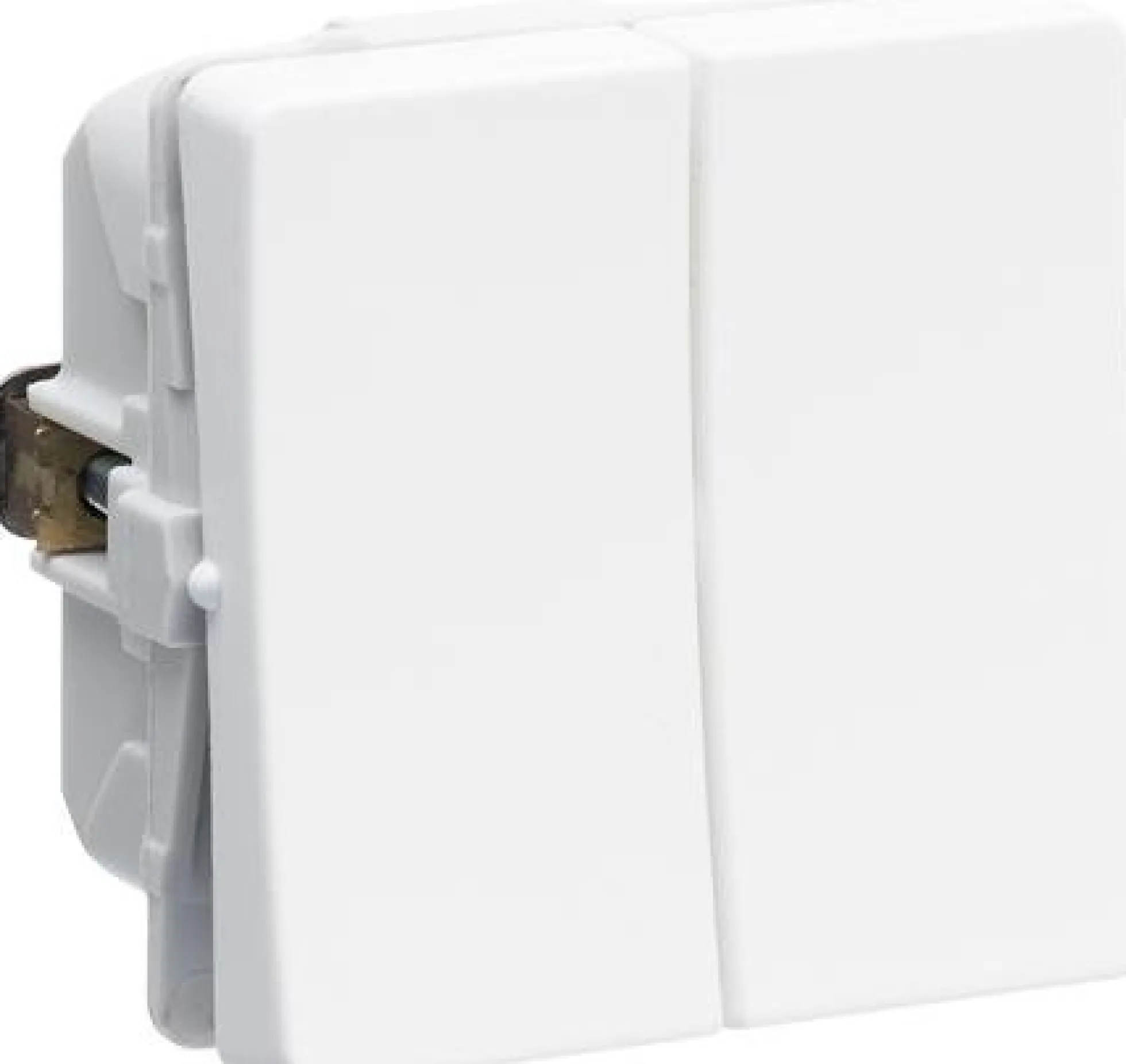 LK FUGA® – Krone afbryder (dobbelt 1-polet afb.), 1 modul