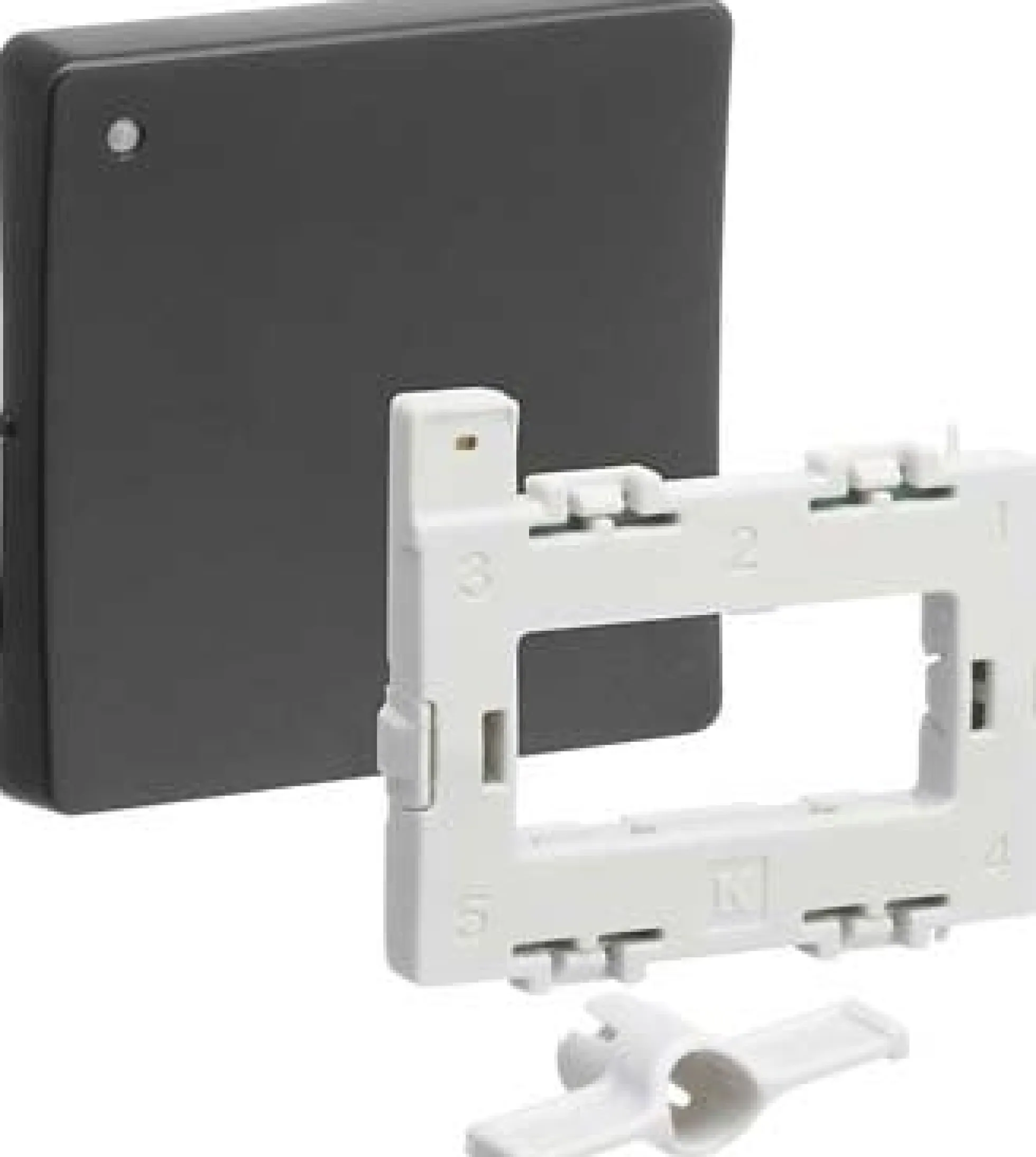 LK FUGA®, LED lampebase og tangent til 16A afbrydere, 1 modul – Lauritz Knudsen