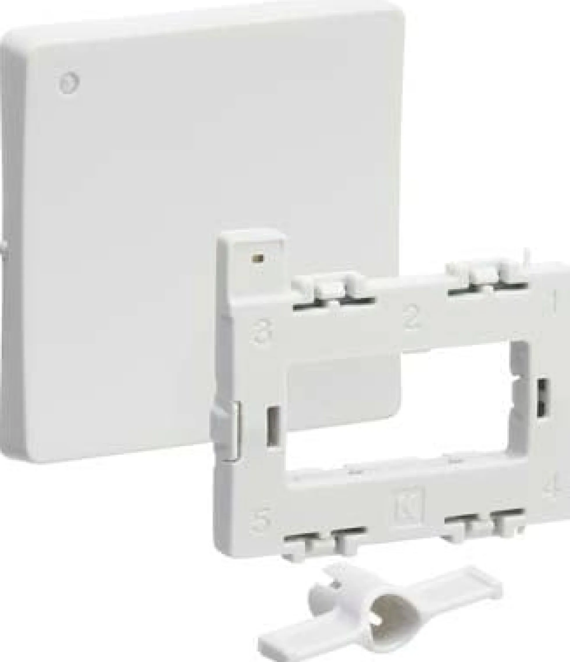 LK FUGA®, LED lampebase og tangent til 16A afbrydere, 1 modul – Lauritz Knudsen