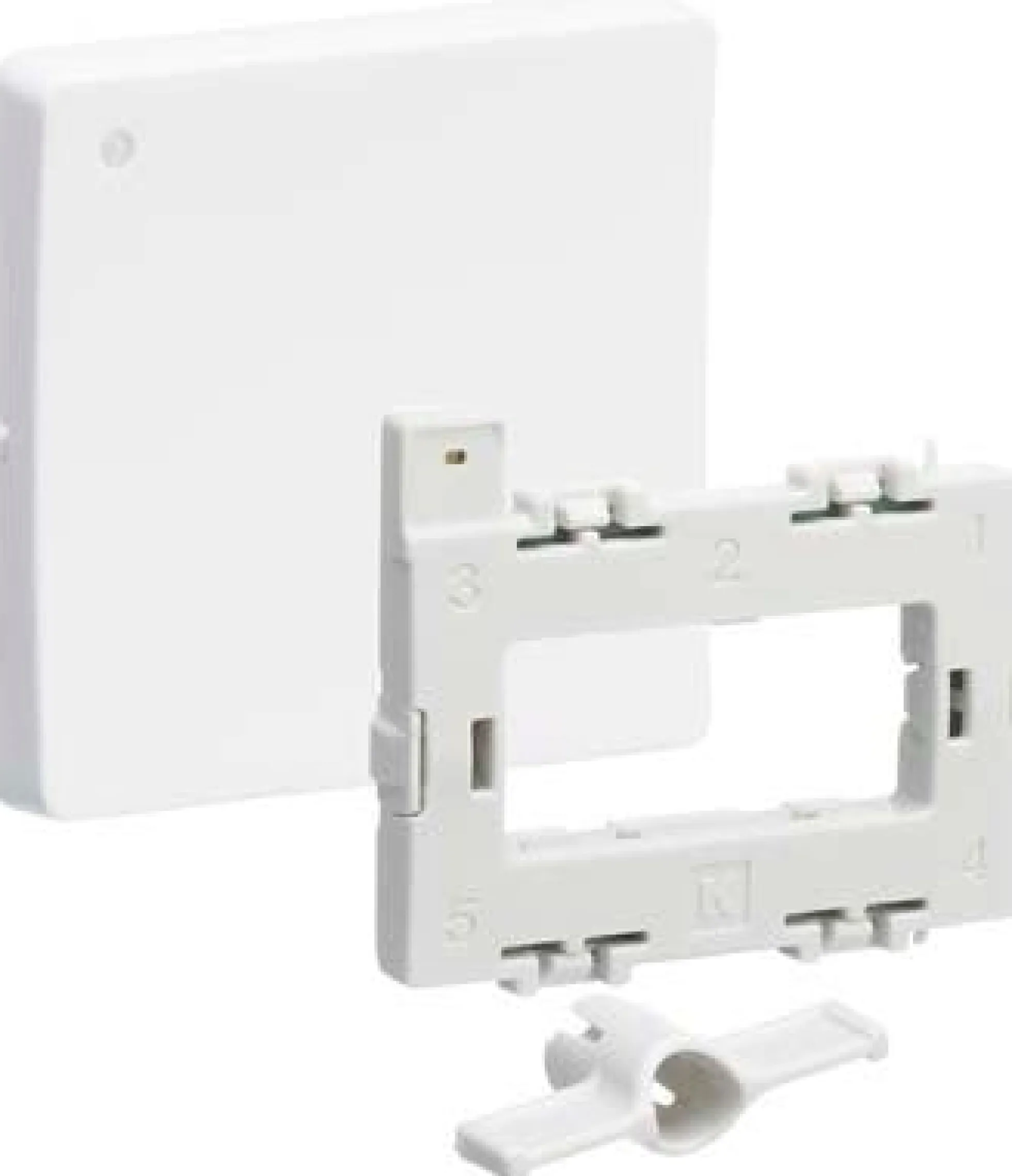 LK FUGA®, LED lampebase og tangent til 16A afbrydere, 1 modul – Lauritz Knudsen