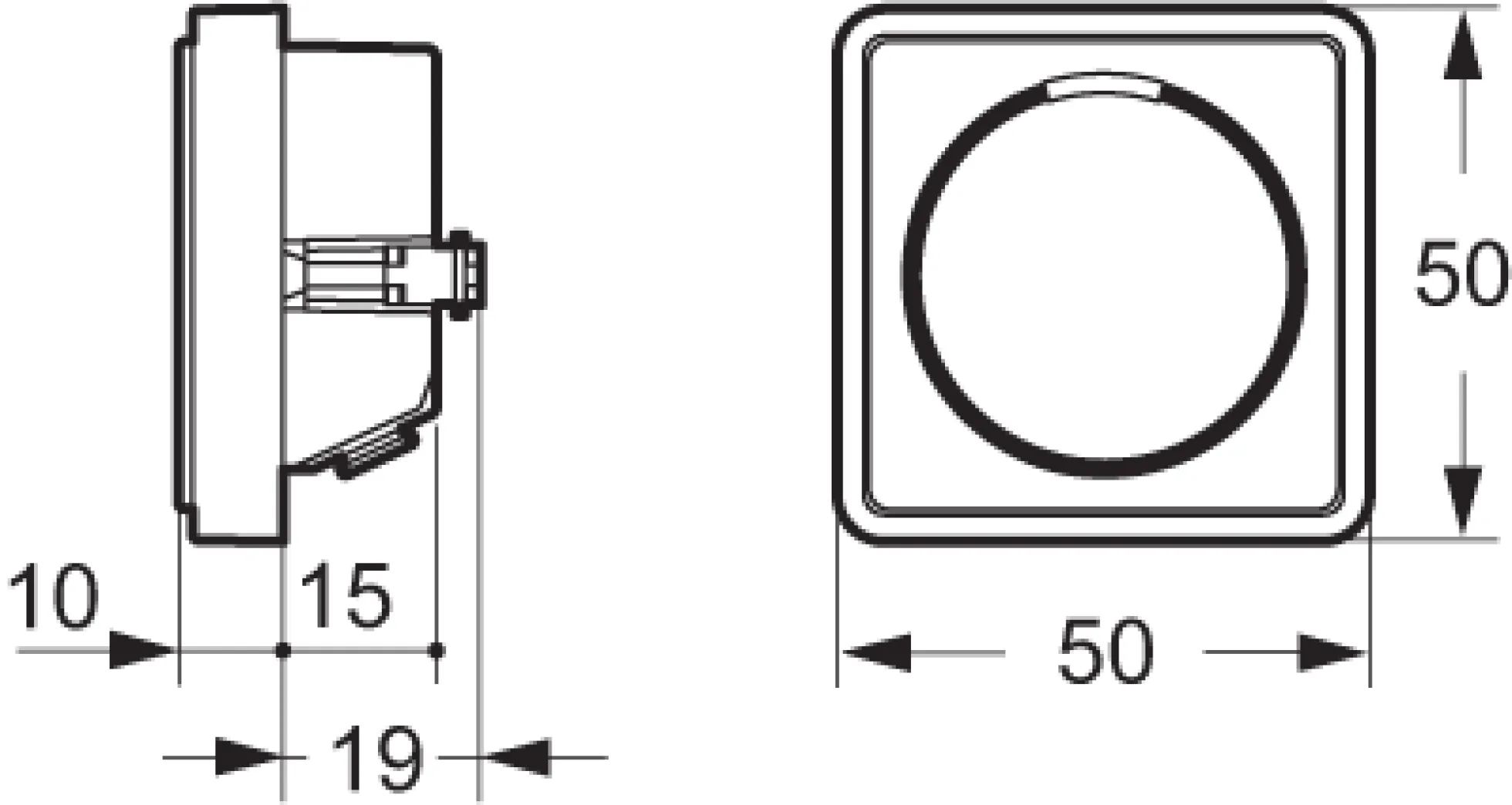 LK FUGA® – Lysdæmper LED 250 TOUCH IR med korrespondance, 1 modul