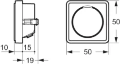 LK FUGA® – Lysdæmper TOUCH IR 350 UNI med korrespondance, 1 modul