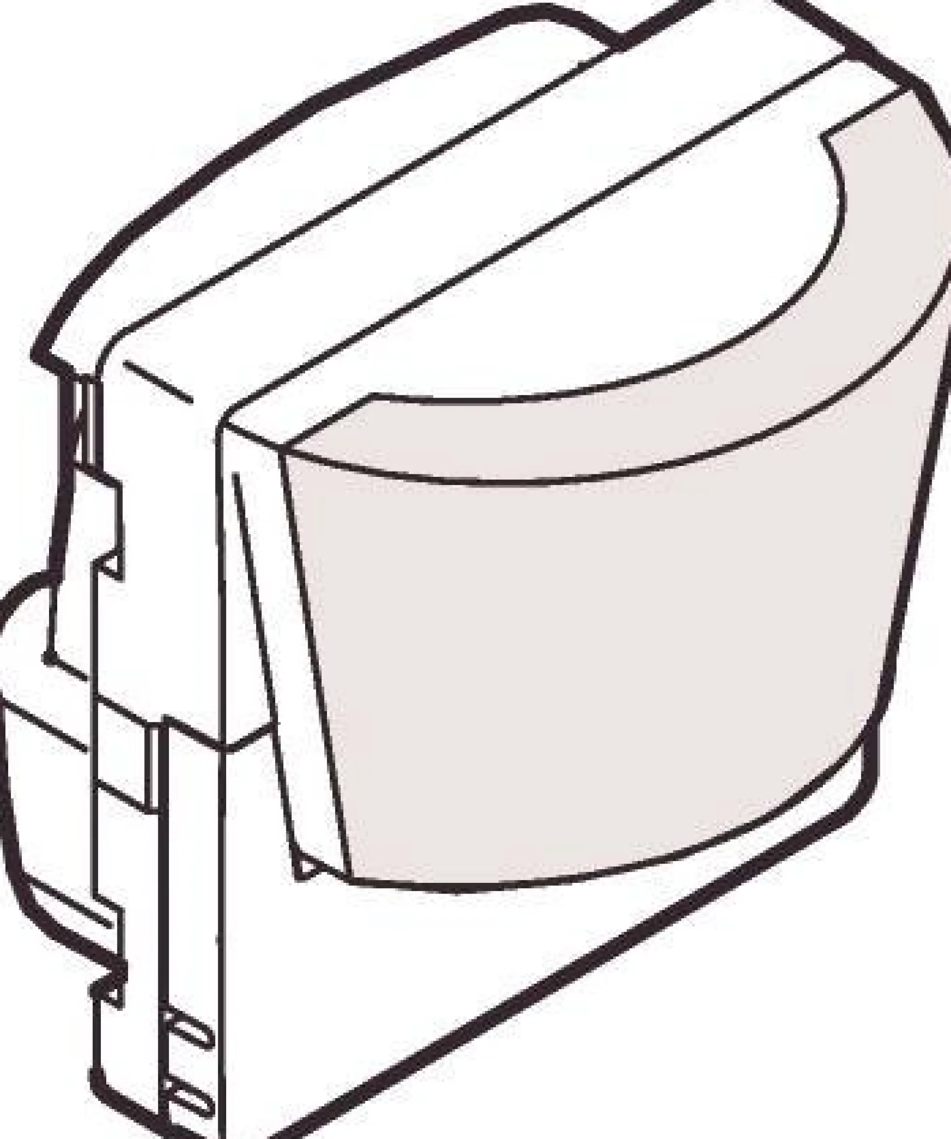 LK FUGA® – PIR 24V system bevægelsessensor med 180° dækningsvinkel, 24Vdc, 1 modul