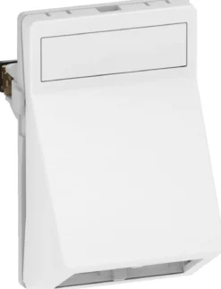 LK FUGA® – Skråt dataudtag til 1-2 stk. Actassi konnektorer, 1½ modul