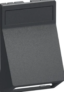 LK FUGA® – Skråt dataudtag til 2 stk. LC Duplex eller 1 stk. SC Duplex fiber konnektorer, 1½ modul