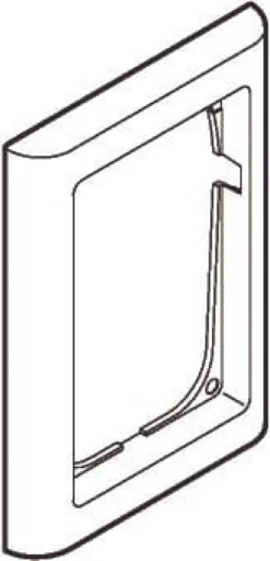 LK FUGA® – Softline 63 ramme, 1½ modul
