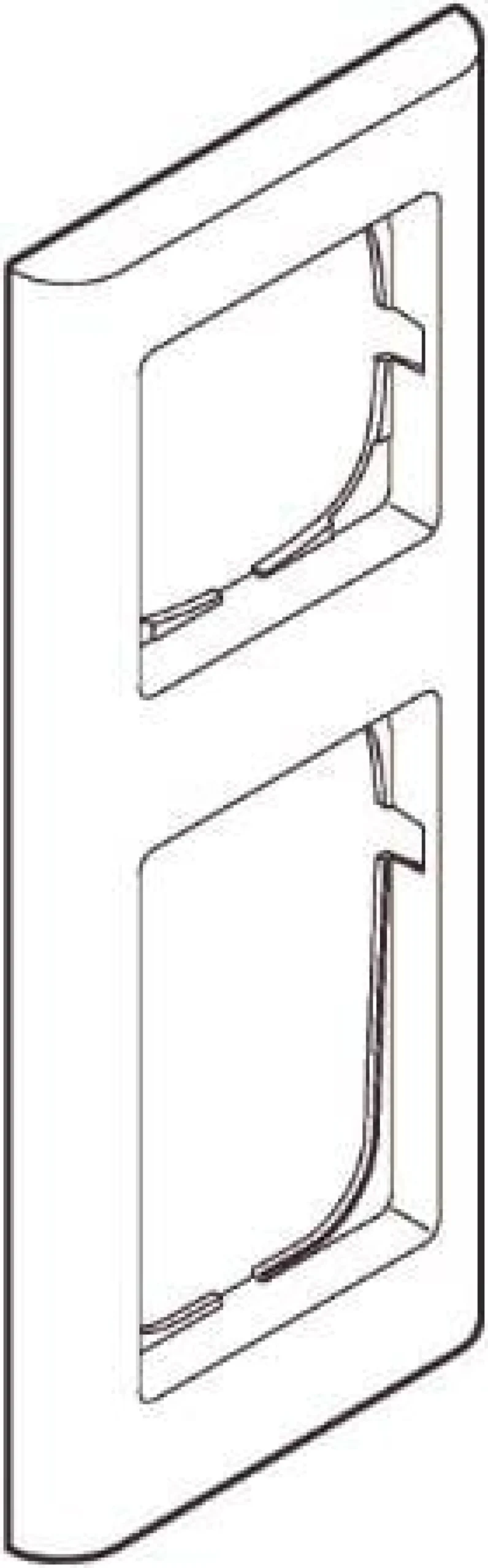 LK FUGA® – Softline 68 ramme, 2½ modul