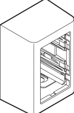 LK FUGA® – Softline underlag med ekstra dybde (49 mm), 1½ modul
