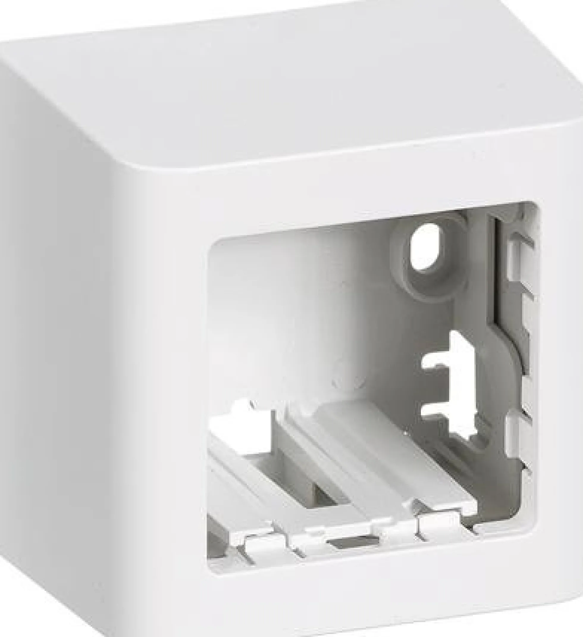 LK FUGA® – Softline underlag med indbygget dataudtag til 1-4 stk. Actassi Fiber montagerammer og konnektorer, 1½ modul