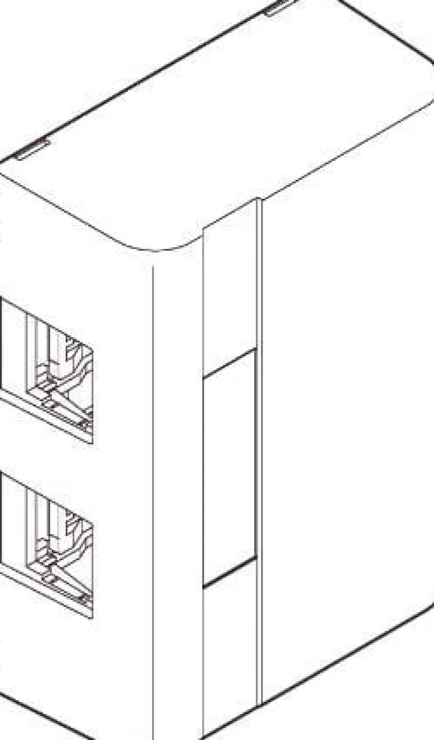LK FUGA® – Softline underlag med indbygget dataudtag til 1-2 stk. Actassi konnektorer, 1½ modul