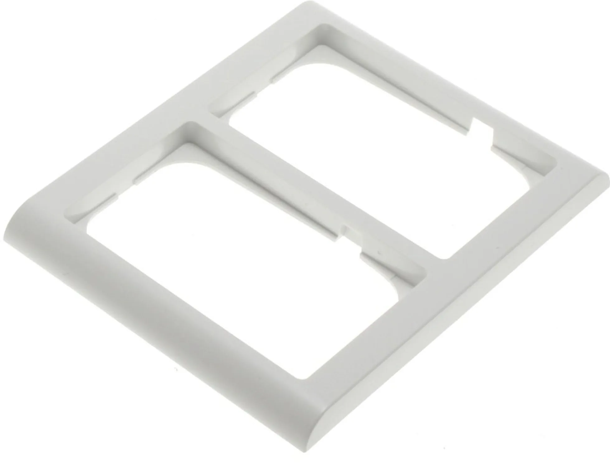 LK FUGA® – Softline 63 vandret dobbelt ramme, 2x1½ modul