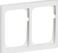 LK FUGA® – Softline 63 vandret dobbelt ramme, 2x1½ modul