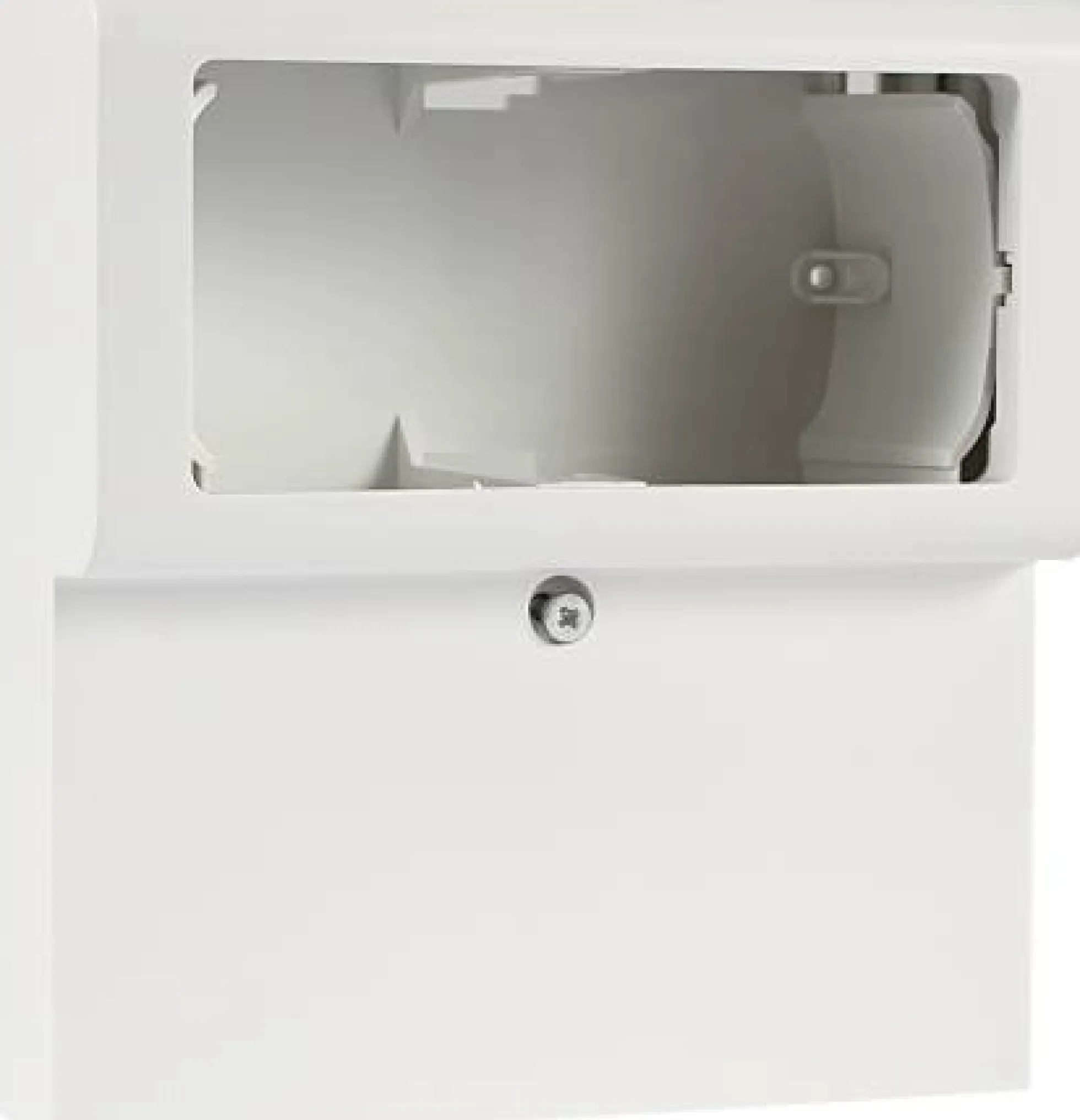 LK FUGA® – Softline vandret panelunderlag med ekstra dybde (49 mm) og uden midtersprosse, 1x2 modul