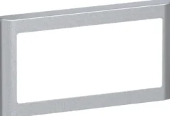 LK FUGA® – Soft 63 vandret design ramme uden midtersprosse, 1x2 modul