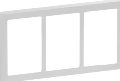 LK FUGA® – Soft 63 vandret tripel design ramme, 3x1½ modul