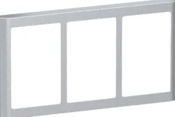 LK FUGA® – Soft 63 vandret tripel design ramme, 3x1½ modul