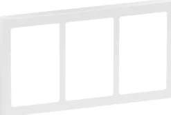 LK FUGA® – Soft 63 vandret tripel design ramme, 3x1½ modul