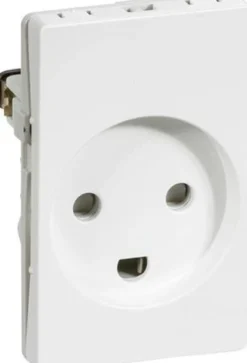 LK FUGA®, Stikkontakt med jord, 1½ modul – Lauritz Knudsen