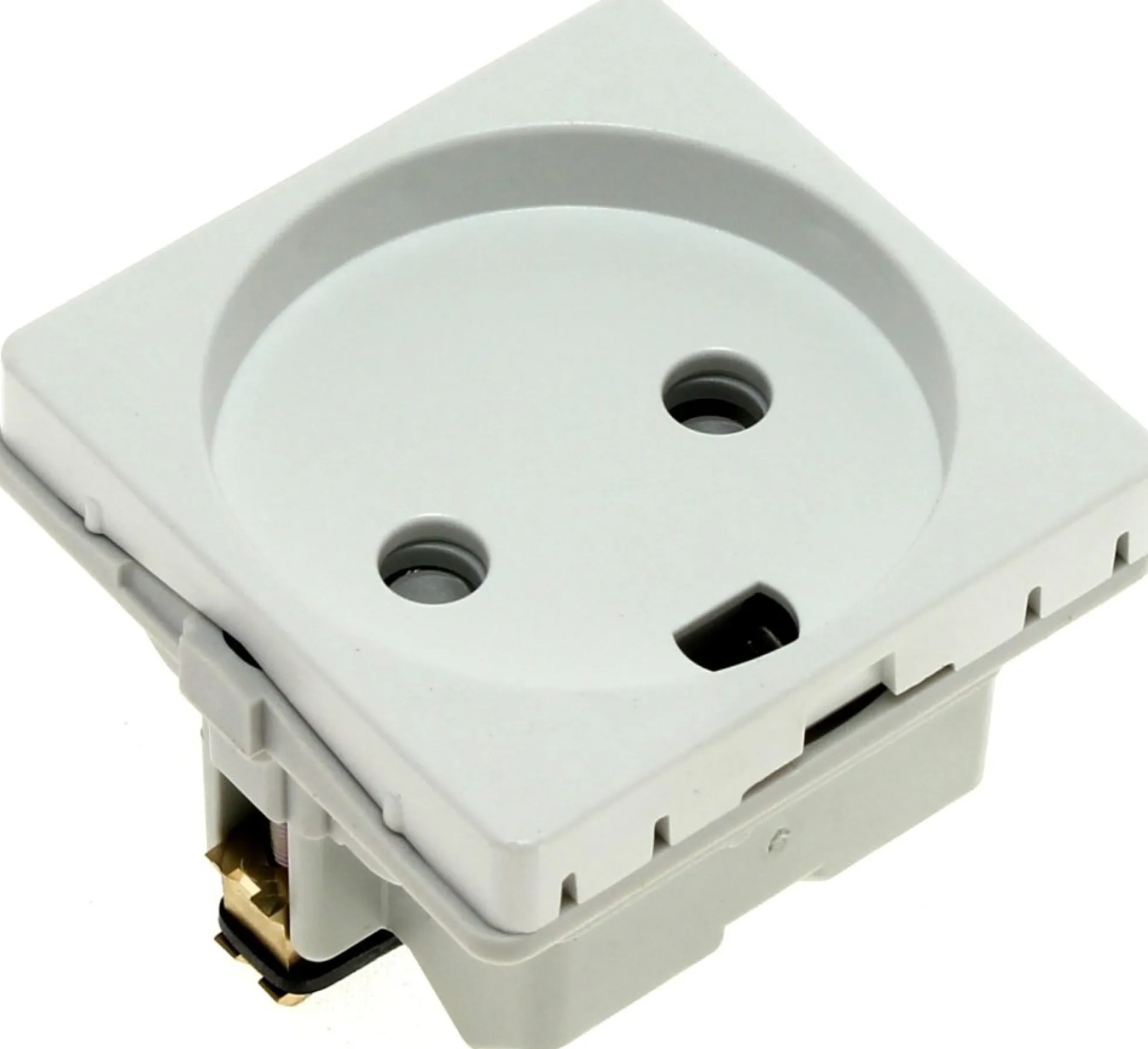 LK FUGA®, Stikkontakt med jord, 1 modul – Lauritz Knudsen