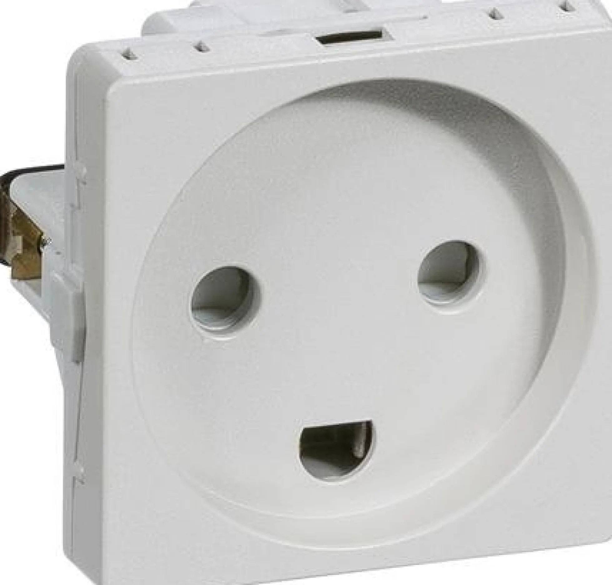 LK FUGA®, Stikkontakt med jord, 1 modul – Lauritz Knudsen