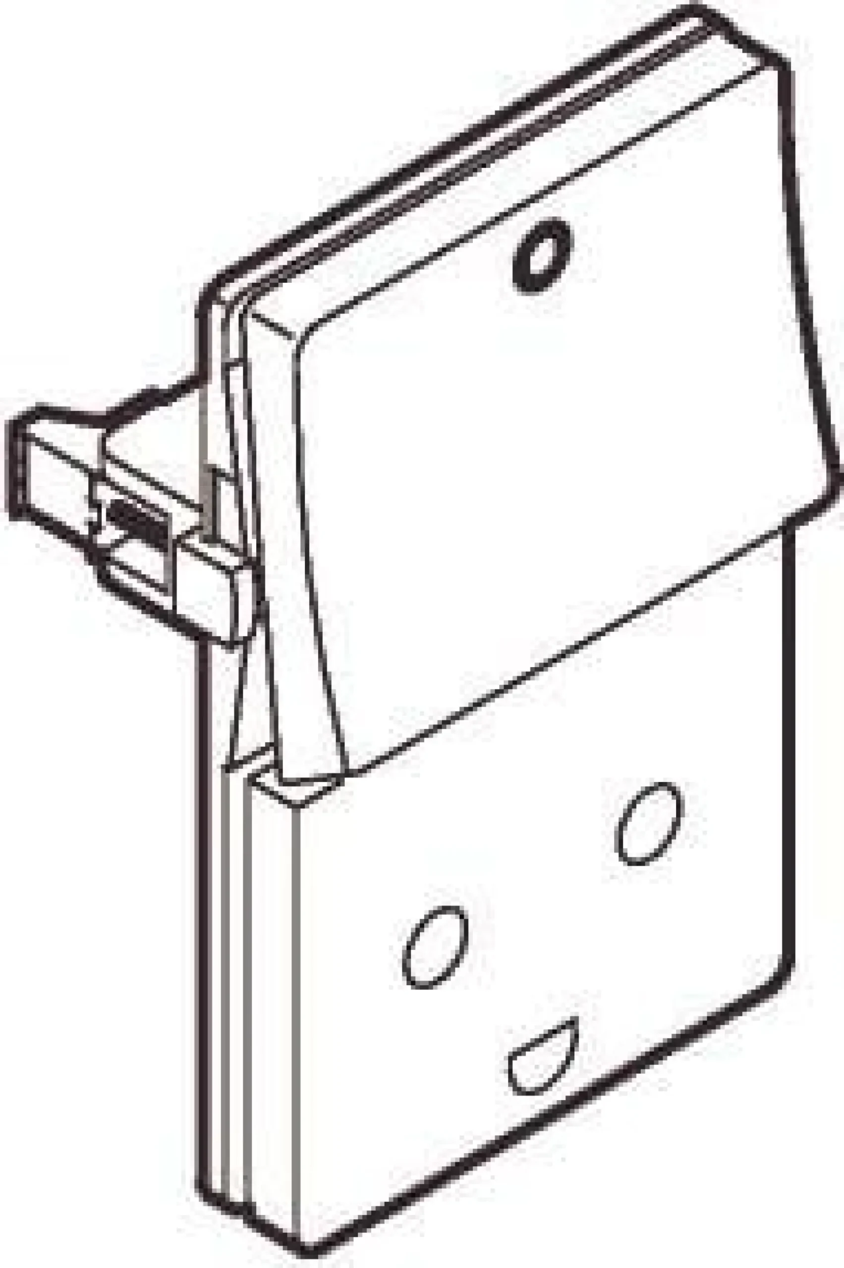 LK FUGA®, Stikkontakt med jord og 2-polet afbryder, 1½ modul – Lauritz Knudsen