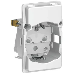 LK FUGA®, Stikkontakt med side-jord (Schuko), 1½ modul, – Lauritz Knudsen