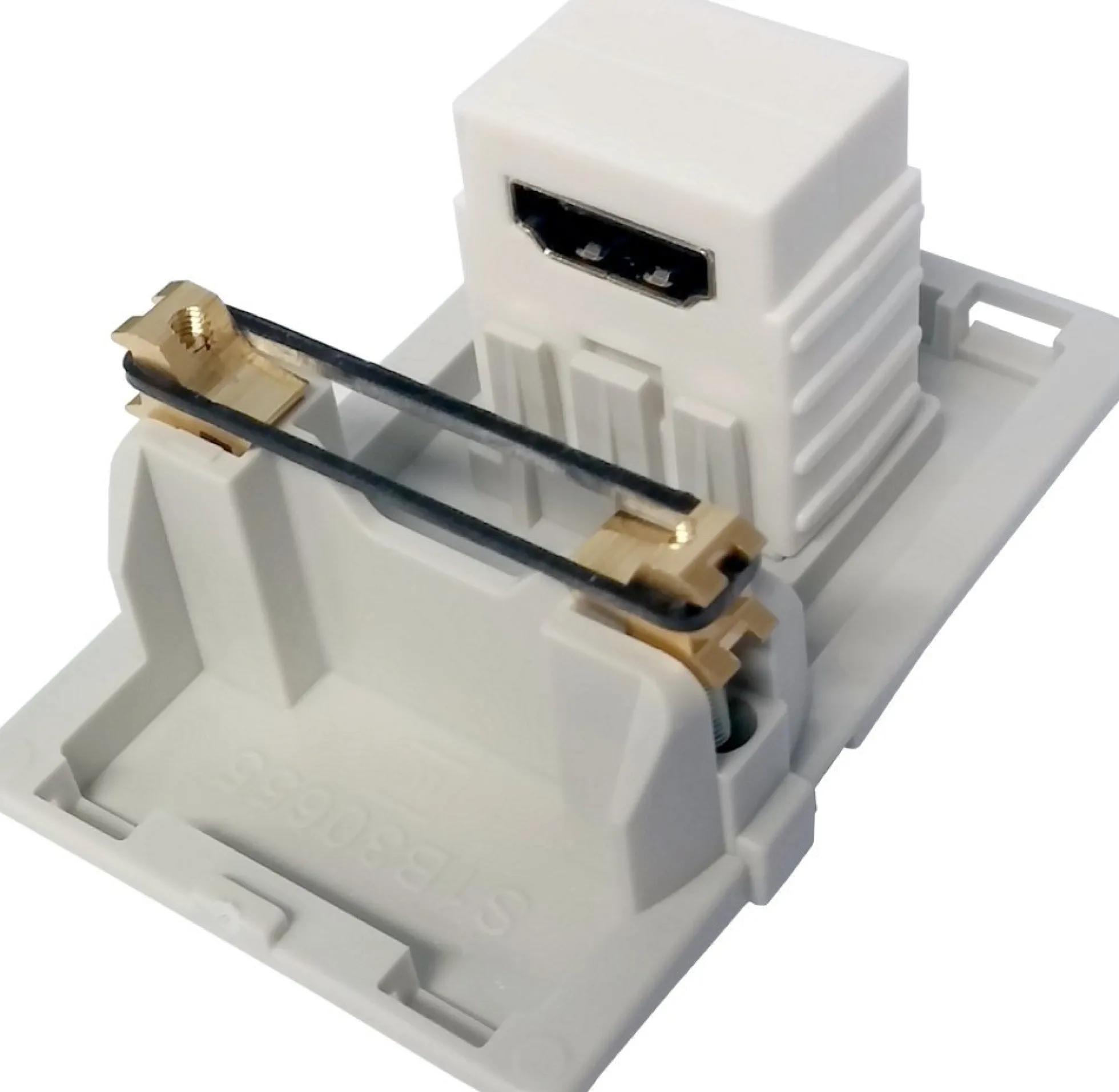 LK FUGA® – 1 stk HDMI udtag hun-konnektor, 1½ modul