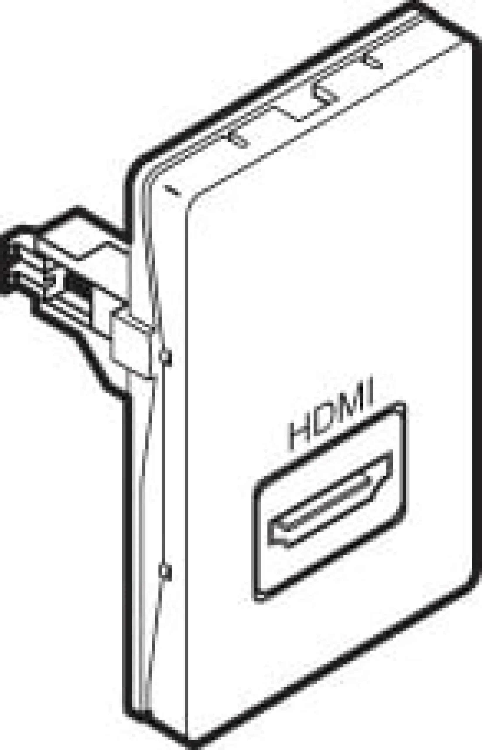 LK FUGA® – 1 stk HDMI udtag hun-konnektor, 1½ modul