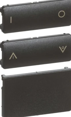 LK FUGA®, Tangenter og afdækning til IHC Wireless 2-slutte batteritryk, 1 modul – Lauritz Knudsen
