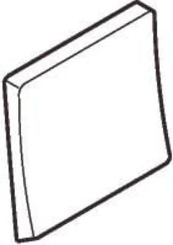 LK FUGA® – Tangent til 13A 1-polet, korrespondance eller krydsnings afbryder, 1 modul