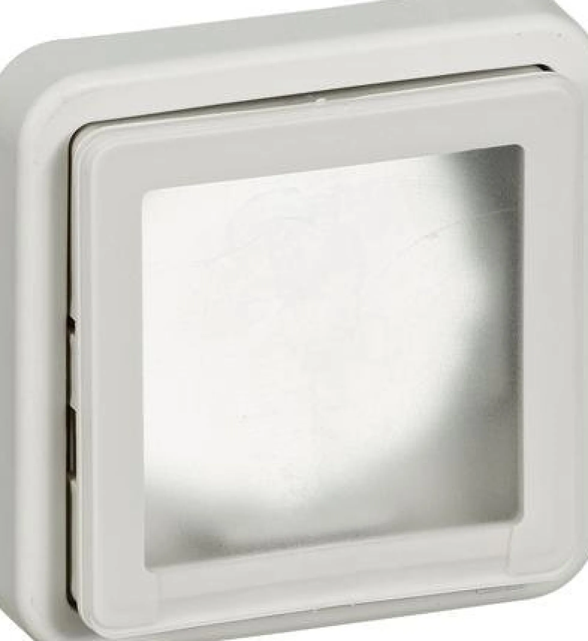 LK OPUS® 74, Adapterdæksel med membran til 1 modul FUGA svagstrømstryk med flere, 1 modul – Lauritz Knudsen