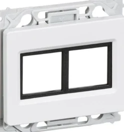 LK OPUS® 66, Dataudtag til 1-2 stk. Actassi montagerammer og konnektorer, 1 modul – Lauritz Knudsen