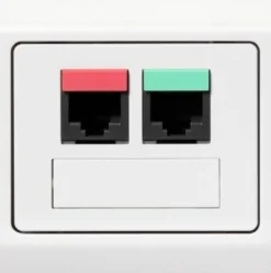 LK OPUS® 66, Dataudtag til 1-2 stk. Actassi konnektorer, 1 modul – Lauritz Knudsen