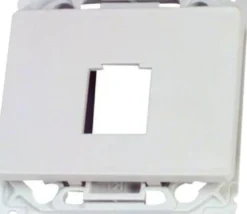 LK OPUS® 66, Dataudtag til 1 stk. keystone konnektor (f.eks. Modular 8P8C/RJ45), 1 modul – Lauritz Knudsen