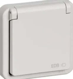 LK OPUS® 74, EDB stikkontakt med jord, 1 modul – Lauritz Knudsen
