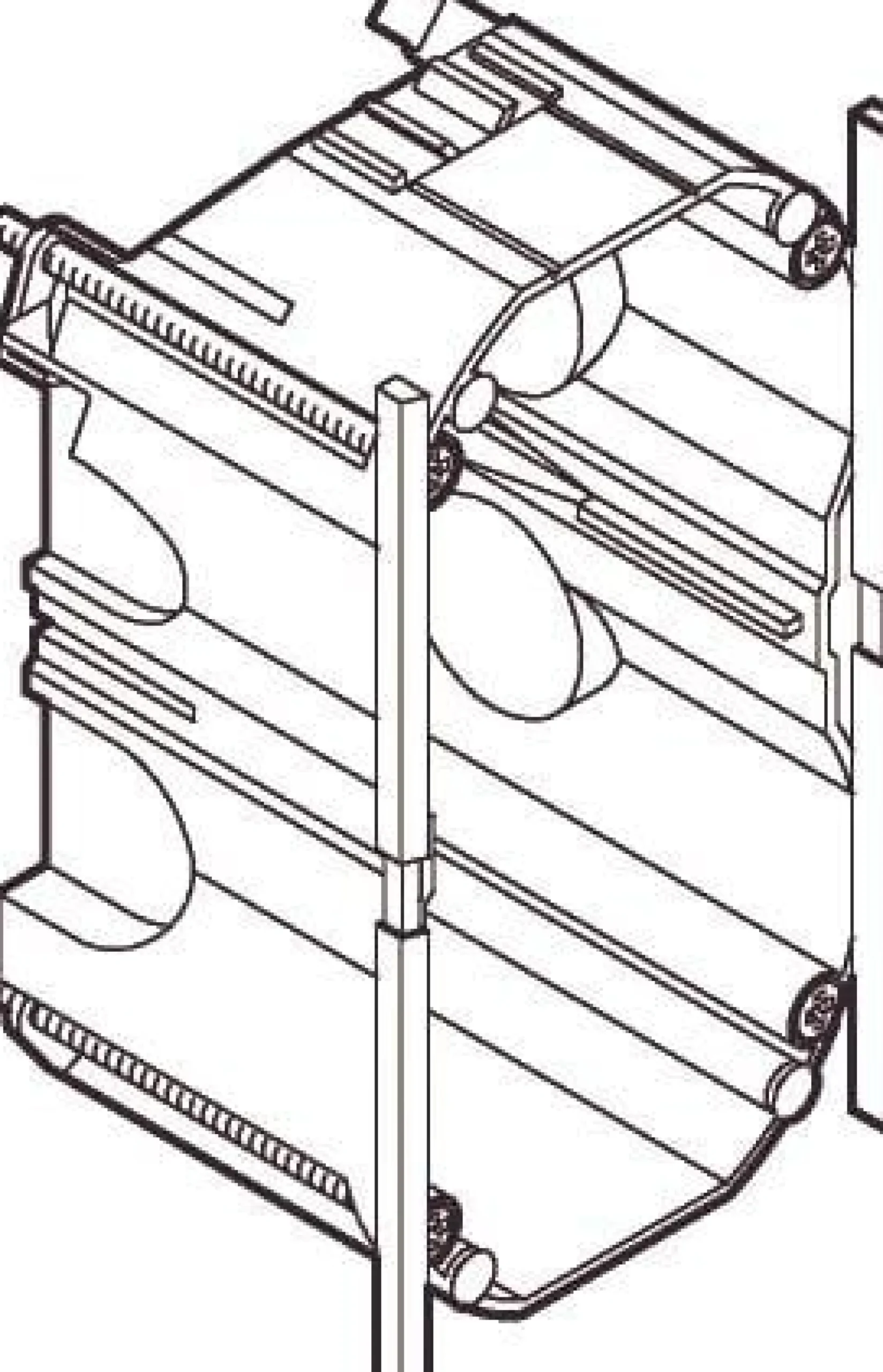 LK OPUS® 66, Forfradåse, 2 modul, hvid – Lauritz Knudsen