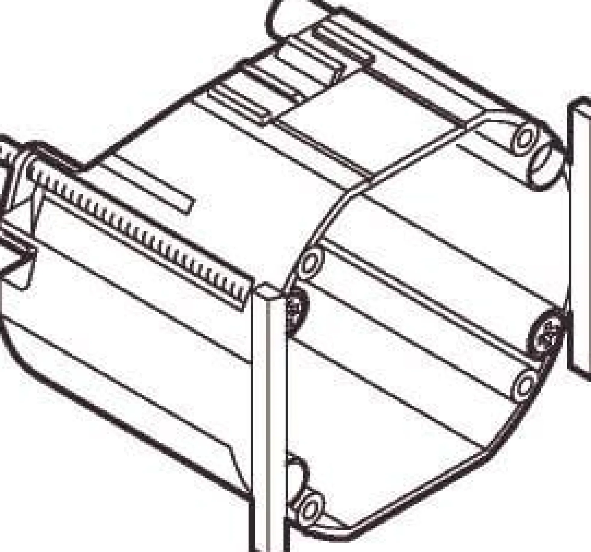 LK OPUS® 66, Forfradåse, 1 modul, hvid – Lauritz Knudsen
