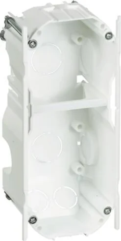 LK OPUS® 66, Forfradåse, 2½ modul, hvid – Lauritz Knudsen