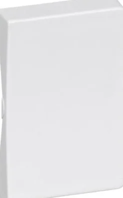 LK OPUS® 66, Halvtangent til 1-polet med halvmodul lampe, krone eller dobbelt korrespondance afbryder, 1 modul – Lauritz Knudsen