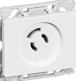 LK OPUS® 66, Lampestikkontakt med jord, 1 modul – Lauritz Knudsen