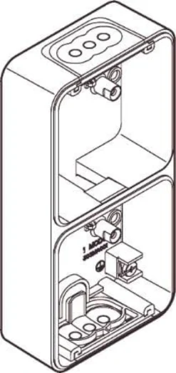 LK OPUS® 74, Lodret underlag, 2 modul – Lauritz Knudsen