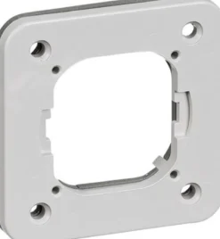LK OPUS® 74, Mellemplade til udskiftning af planforsænket afbryder type 110H/110L, 1 modul, lysegrå – Lauritz Knudsen