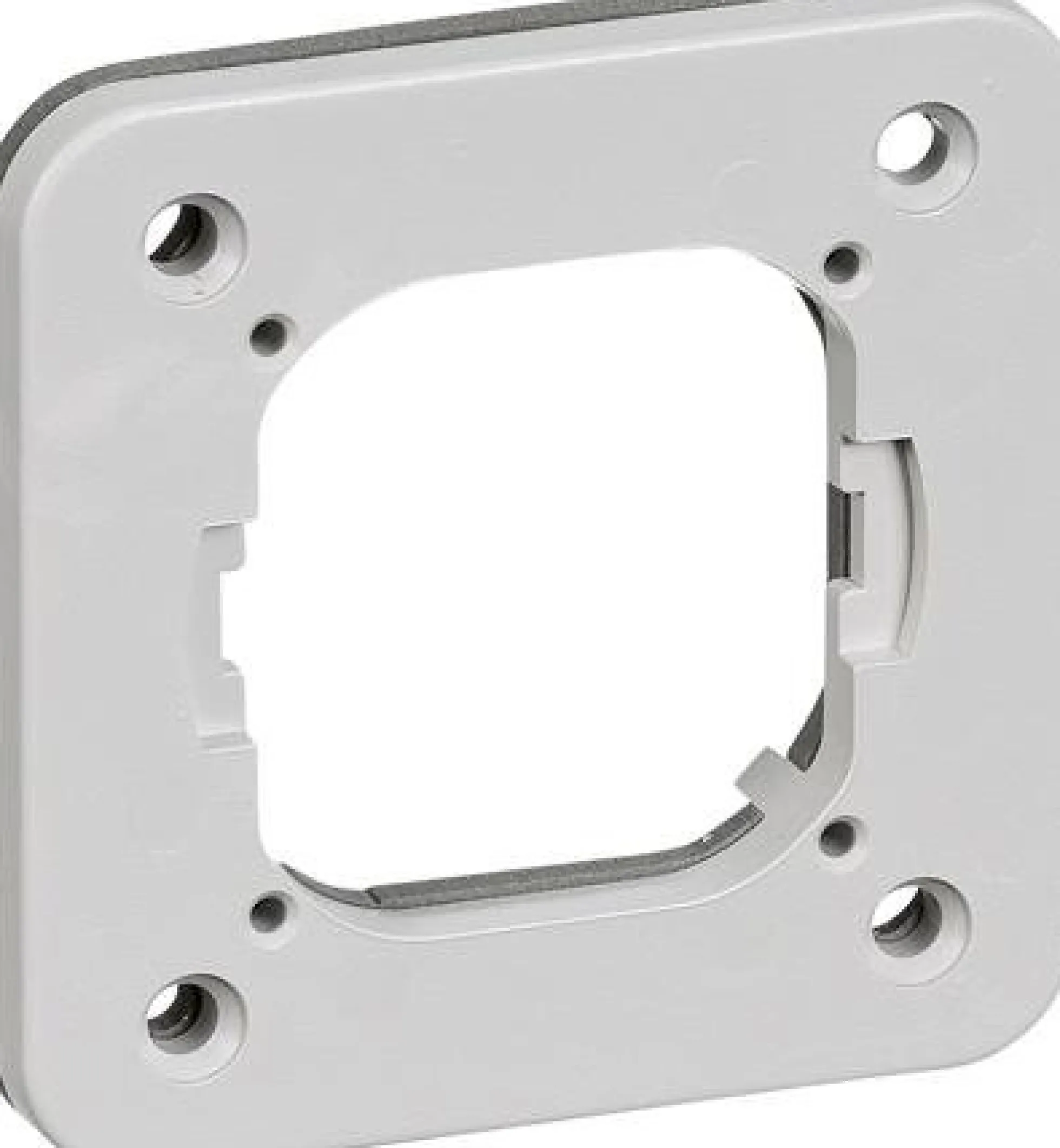 LK OPUS® 74, Mellemplade til udskiftning af planforsænket afbryder type 110H/110L, 1 modul, lysegrå – Lauritz Knudsen
