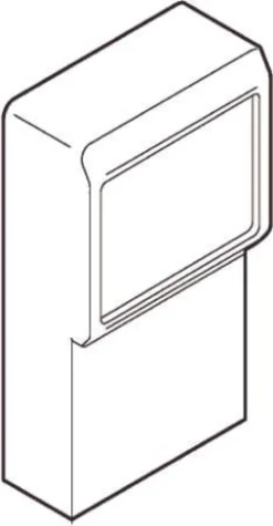 LK OPUS® 66, Panelunderlag, 32 mm højt, 1 modul – Lauritz Knudsen