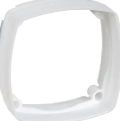 LK OPUS® 66/74, Pudsudligningsring til indmuring- og indstøbningsdåser, 1 modul, hvid – Lauritz Knudsen