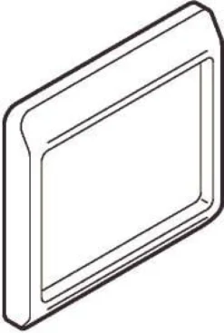 LK OPUS® 66, Ramme kombi, 1 modul – Lauritz Knudsen