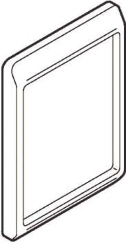 LK OPUS® 66, Ramme kombi, 1½ modul – Lauritz Knudsen